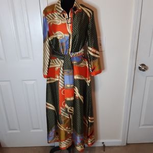 Zara printed tunic dress